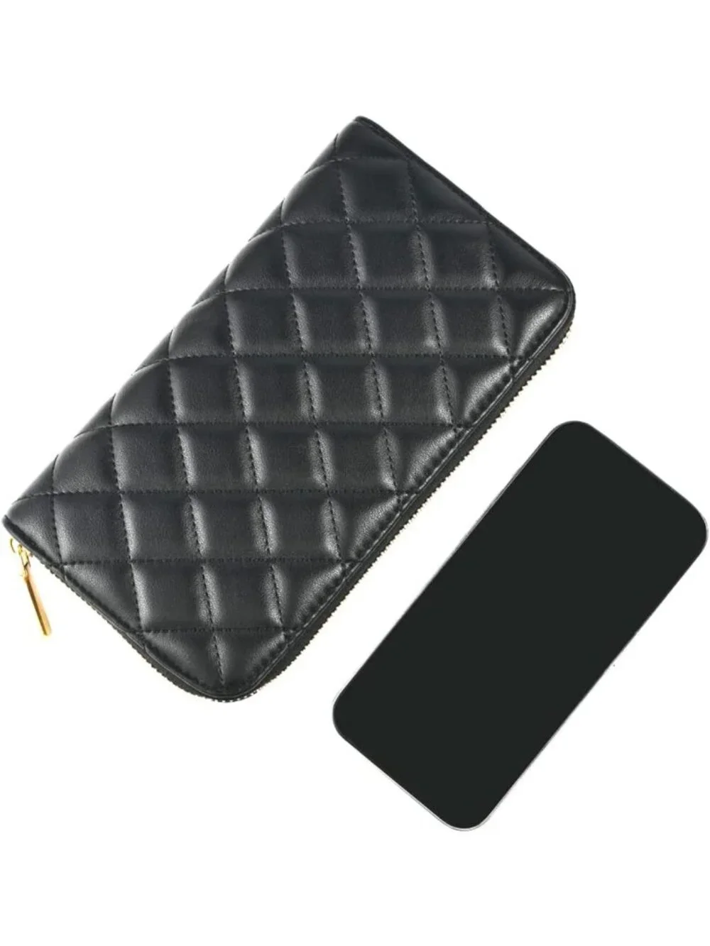 Luxury Real Leather Travel Wallet | Large Capacity Card Holder & Phone Clutch